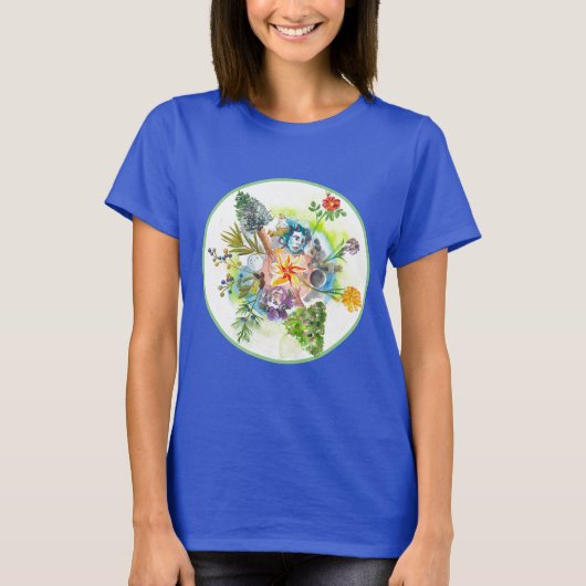 Midlife Medicines Emma Mandala T-shirt voor dames (Voorkant)