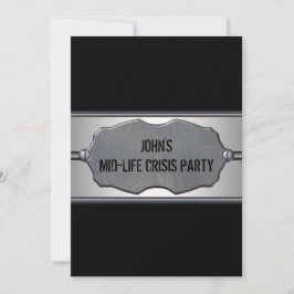 Midlifecrisis betekent 40e verjaardagsfeest kaart