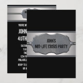 Midlifecrisis betekent 40e verjaardagsfeest kaart (Voorkant / Achterkant)