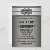 Midlifecrisis betekent 40e verjaardagsfeest kaart (Achterkant)