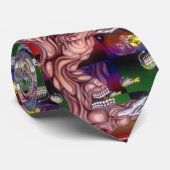 midnachtskateeg stropdas (Opgerold)