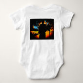 Midniet in het Pianotorium Baby Shirt (Achterkant)