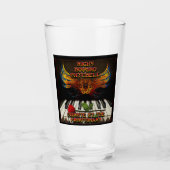 Midniet in het Pianotorium Glass Glas (Voorkant)