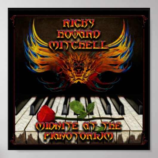 Midniet in het Pianotorium Poster (Voorkant)