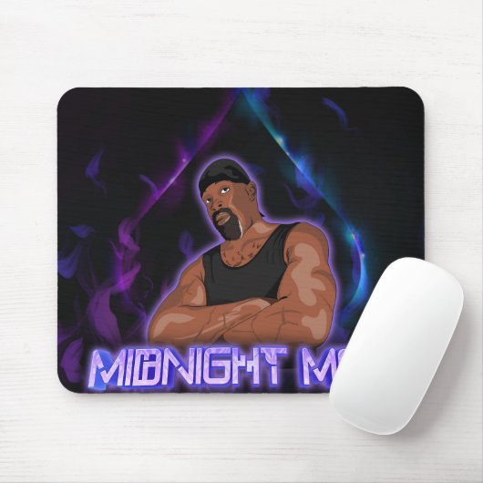 MidnighMan Mousepad Muismat (Met muis)