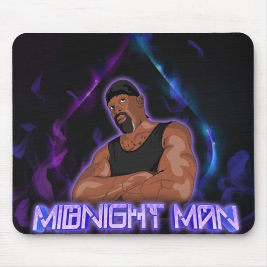 MidnighMan Mousepad Muismat (Voorkant)