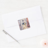 Midnight, 1830-48 vierkante sticker (Envelop)