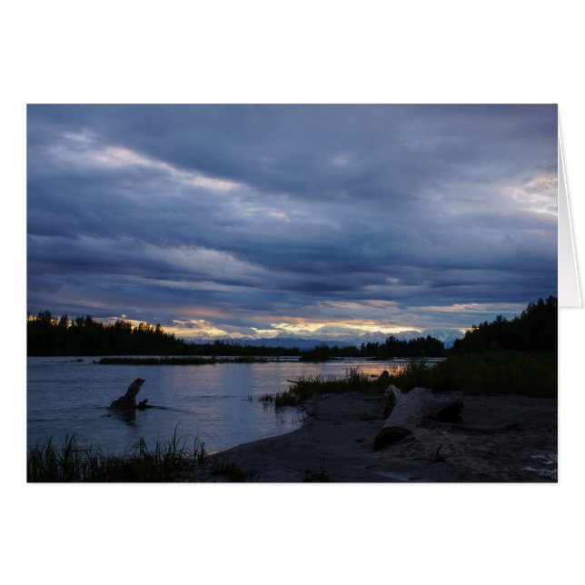 Midnight Alaska Sunset (Voorkant Horizontaal)