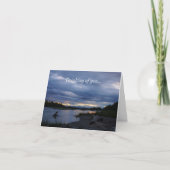 Midnight Alaska Sunset Denking of you Kaart (Voorkant)