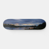 Midnight Alaska Sunset Skateboard (Horizontaal)