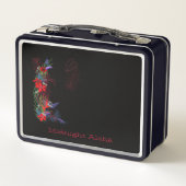 Midnight Aloha Retro Lunch Box (Achterkant)