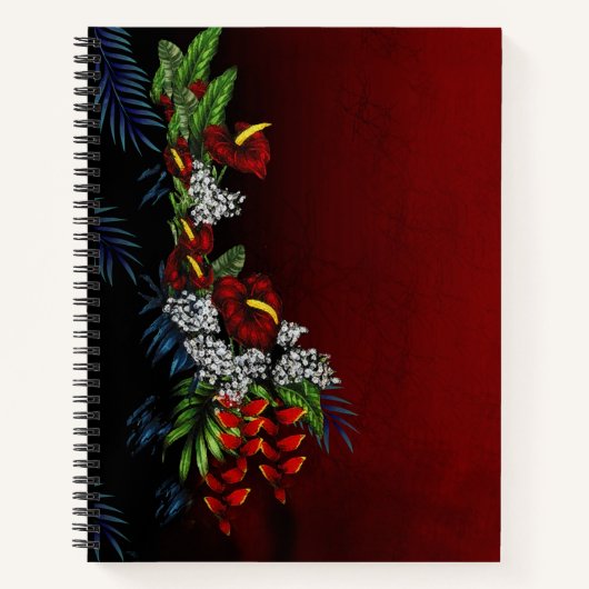 Midnight Aloha Tall Notitieboek (Voorkant)