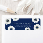 Midnight Anemone | Bloemenbruiloft Etiket (Insitu)