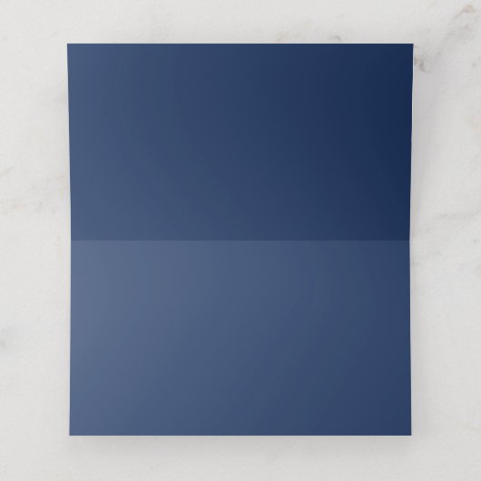 Midnight Anemone | Bloemenbruiloft Plaatskaartje (Binnenkant ongevouwen)