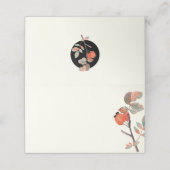 Midnight Autumn Blank Folded Place Card Plaatskaartje (Buitenkant ongevouwen)