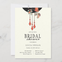 Midnight Autumn Bridal Shower Kaart