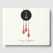 Midnight Autumn Wedding Gastenboek (Voorkant)