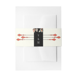 Midnight Autumn Wedding Uitnodigingen Wikkel