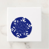 Midnight Baby rendierpapier Borden Bedankjes Labels (In situ)