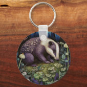 Midnight Badger Sleutelhanger (Achterkant)
