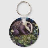 Midnight Badger Sleutelhanger (Achterkant)