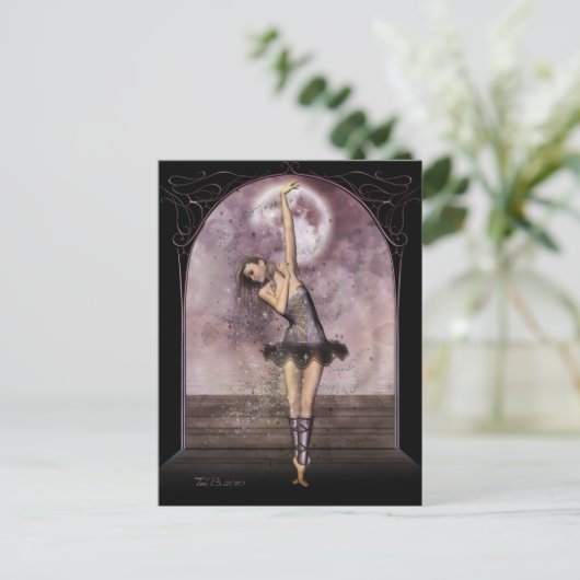 Midnight Ballet Briefkaart (Staand voorkant)