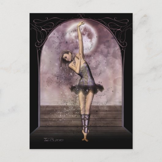 Midnight Ballet Briefkaart (Voorkant)