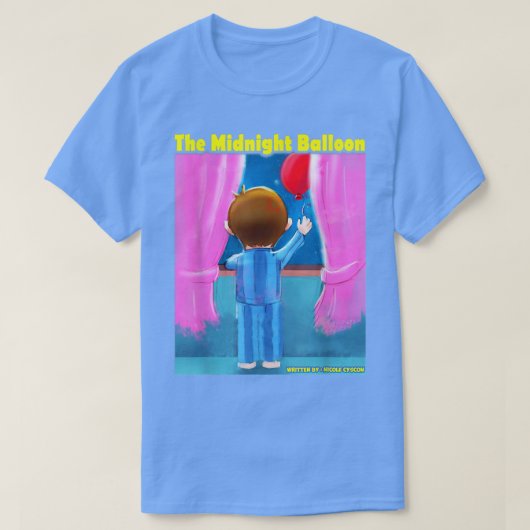 Midnight Balloon Hoesje T-shirt (Design voorkant)