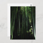 Midnight Bamboo Briefkaart (Voorkant / Achterkant)