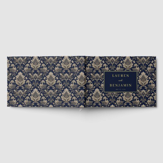 Midnight Baroque Wedding Gastenboek (Volledig)