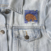 Midnight Beer Vierkante Button 5,1 Cm (In situ)