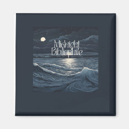 Midnight Bibliophile Logo Magnet