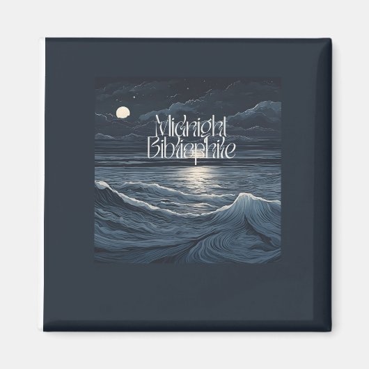 Midnight Bibliophile Logo Magnet (Voorkant)