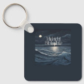 Midnight Bibliophile Logo Sleutelhanger (Voorkant)