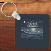 Midnight Bibliophile Logo Sleutelhanger (Voorkant)