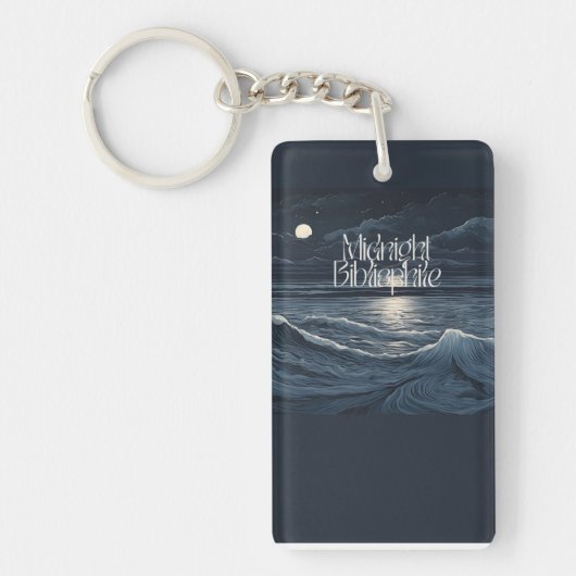 Midnight Bibliophile Logo Sleutelhanger (Voorkant)