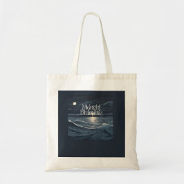 Midnight Bibliophile-Logo-Tas Tote Bag