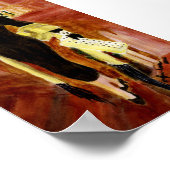 Midnight bij Alhambra Poster (Hoek)