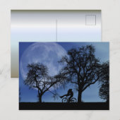 Midnight Bike Ride Briefkaart (Voorkant / Achterkant)
