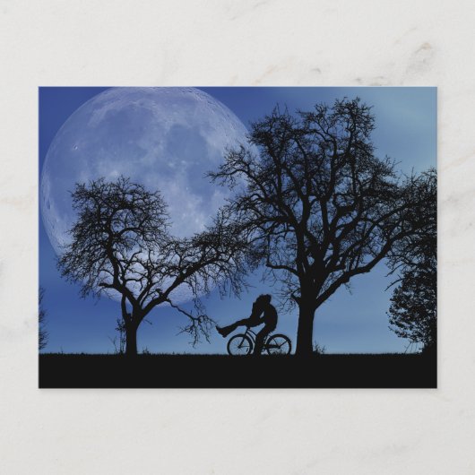 Midnight Bike Ride Briefkaart (Voorkant)