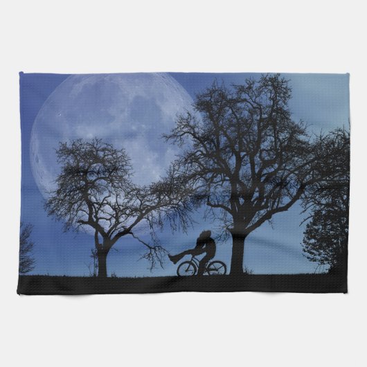 Midnight Bike Ride Theedoek (Horizontaal)