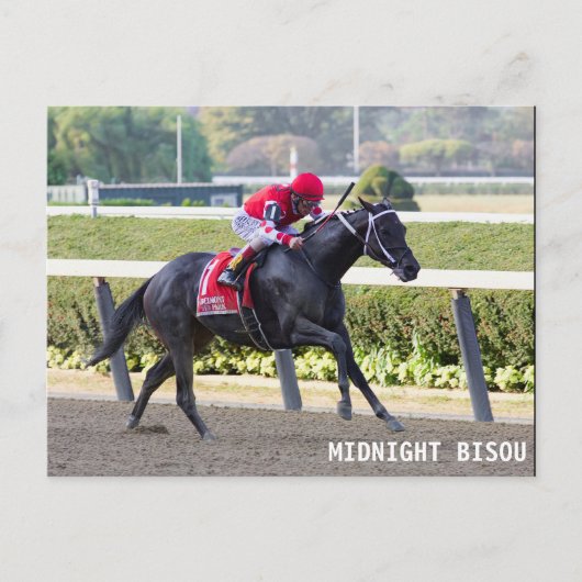 Midnight Bisou - Beldame Stakes Briefkaart (Voorkant)