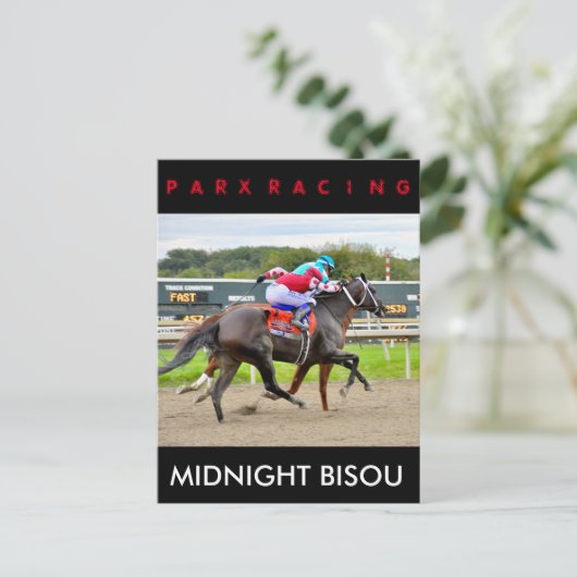 Midnight Bisou en Mike Smith Briefkaart (Staand voorkant)