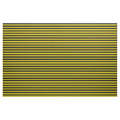 Midnight black, dark gold stipe, strepen stof (Fat Quarter)