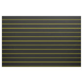 Midnight black, gouden strips stof (Yard (91,4 cm))