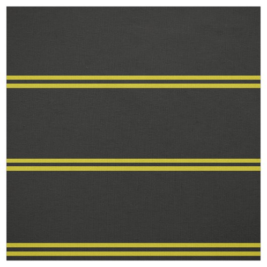 Midnight black, gouden strips stof (Swatch)