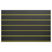 Midnight black, gouden strips stof (Fat Quarter)