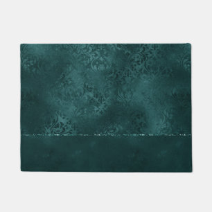 Midnight Blauwgroen Romance Dark Satiny Grunge D Deurmat