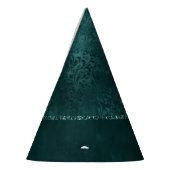 Midnight Blauwgroen Romance | Dark Satiny Grunge D Feesthoedjes (Links)