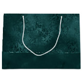 Midnight Blauwgroen Romance | Dark Satiny Grunge D Groot Cadeauzakje (Voorkant)